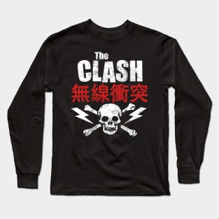 THE CLASH - EXCLUSIVE EMBLEM (RED - WHITE) Long Sleeve T-Shirt